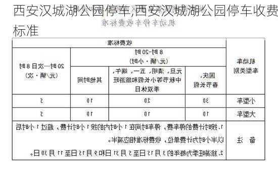 西安汉城湖公园停车,西安汉城湖公园停车收费标准-第1张图片-豌豆旅游网