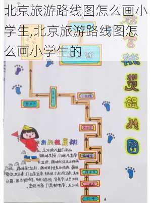 北京旅游路线图怎么画小学生,北京旅游路线图怎么画小学生的