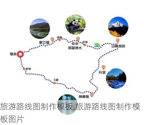 旅游路线图制作模板,旅游路线图制作模板图片-第3张图片-豌豆旅游网