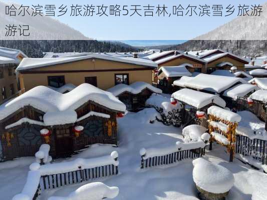 哈尔滨雪乡旅游攻略5天吉林,哈尔滨雪乡旅游游记