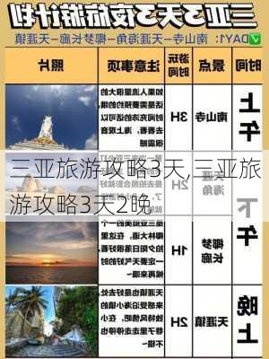 三亚旅游攻略3天,三亚旅游攻略3天2晚-第2张图片-豌豆旅游网