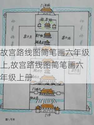 故宫路线图简笔画六年级上,故宫路线图简笔画六年级上册-第2张图片-豌豆旅游网