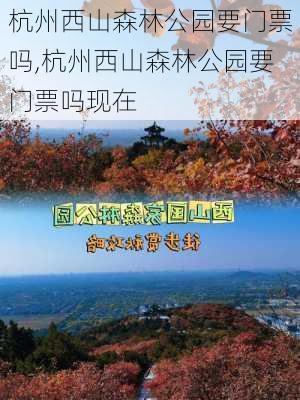 杭州西山森林公园要门票吗,杭州西山森林公园要门票吗现在-第2张图片-豌豆旅游网