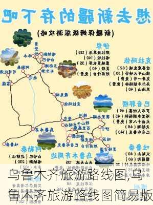 乌鲁木齐旅游路线图,乌鲁木齐旅游路线图简易版