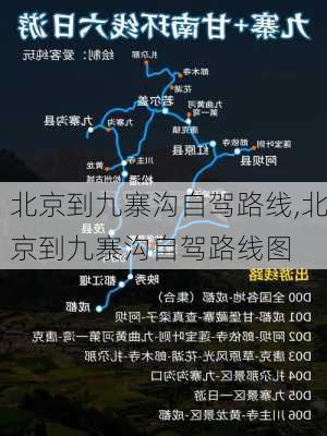 北京到九寨沟自驾路线,北京到九寨沟自驾路线图-第2张图片-豌豆旅游网