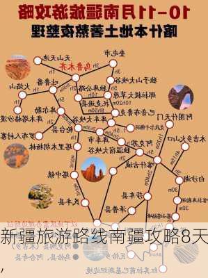 新疆旅游路线南疆攻略8天,-第2张图片-豌豆旅游网